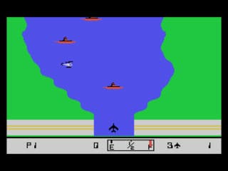 River Raid (MSX) ingame