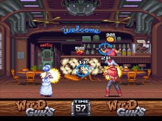 Wild Guns (Super Nintendo) ingame