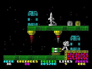 Exolon (Spectrum ZX) ingame