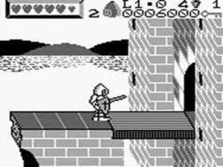 Wizards & Warriors X (Game Boy) ingame