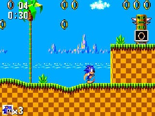 Sonic (Master System) ingame