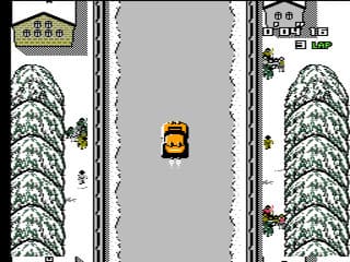 Championship Rally (NES) ingame