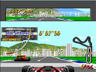 Super Monaco GP (Mega Drive) ingame