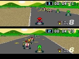 Super Mario Kart (Super Nintendo) ingame