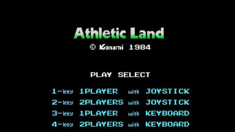 Athletic Land de MSX imagen