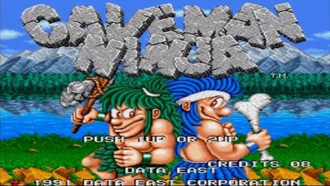 Joe & Mac Caveman Ninja de Arcade imagen